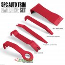 5 PC DASH TRIM PANEL DOOR AUTO MOLDING REMOVAL  NYLON PRY BAR SET TOOL KIT