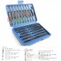 98pc Security Bit Set Tamper Proof Torx Hex Star Spline Bit w/ Long Shank Bits