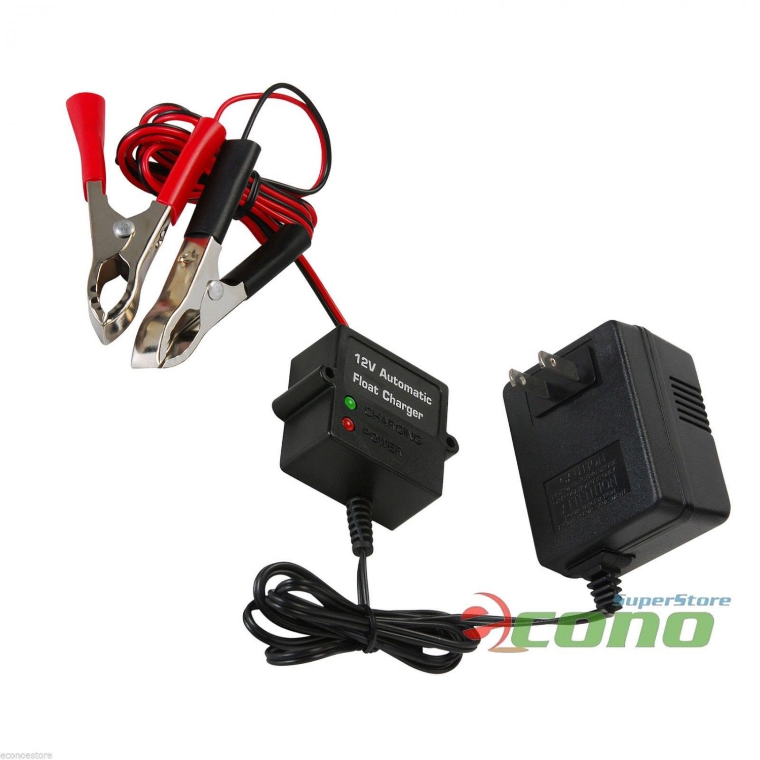 12V Volt Automatic Car Battery Float Trickle Charger Car, Boat. Direct AC Charge