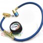 26" R134a AC HVAC ReCharge Measuring Refrigerant Hose Can Tap w/ Gauge System