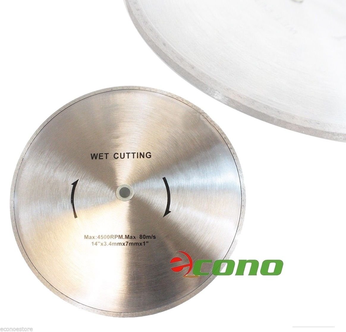 14" INCH WET DIAMOND CUT OFF SAW BLADE STONE CONCRETE TILE TOOL