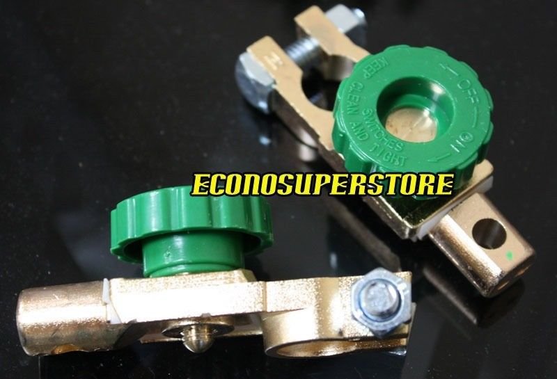Lot 6 Brass Battery Terminal Disconnect Switch Link Automotive 12 24V Truck Boat