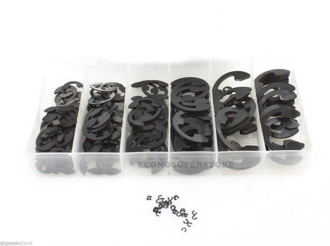 New 300pc E Clip Eclip Retaining Ring Assortment Radial External Shop Garage