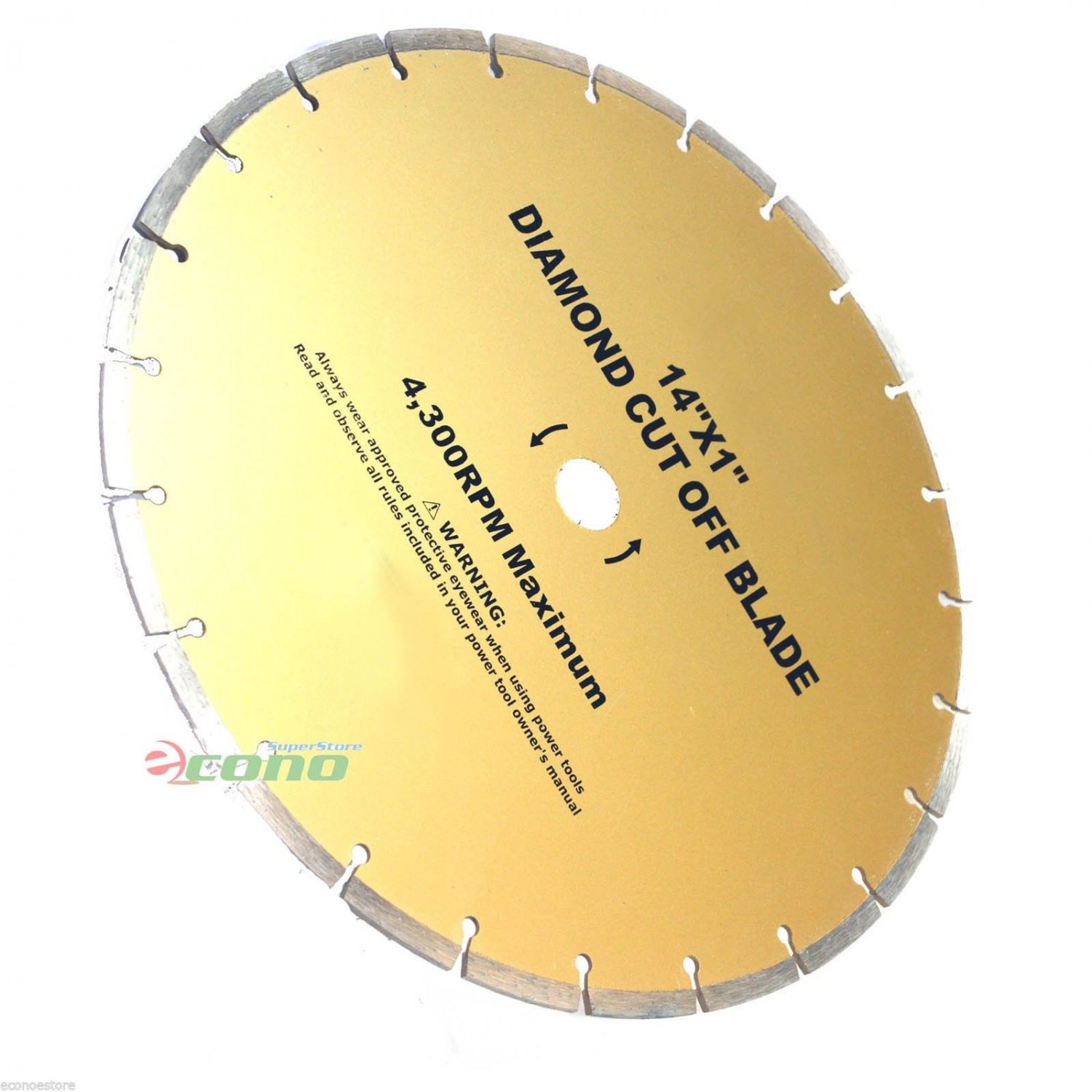 14" Diamond Cut Off Blade 4 Concrete Brick Stone Slate Multi Purpose Masonry