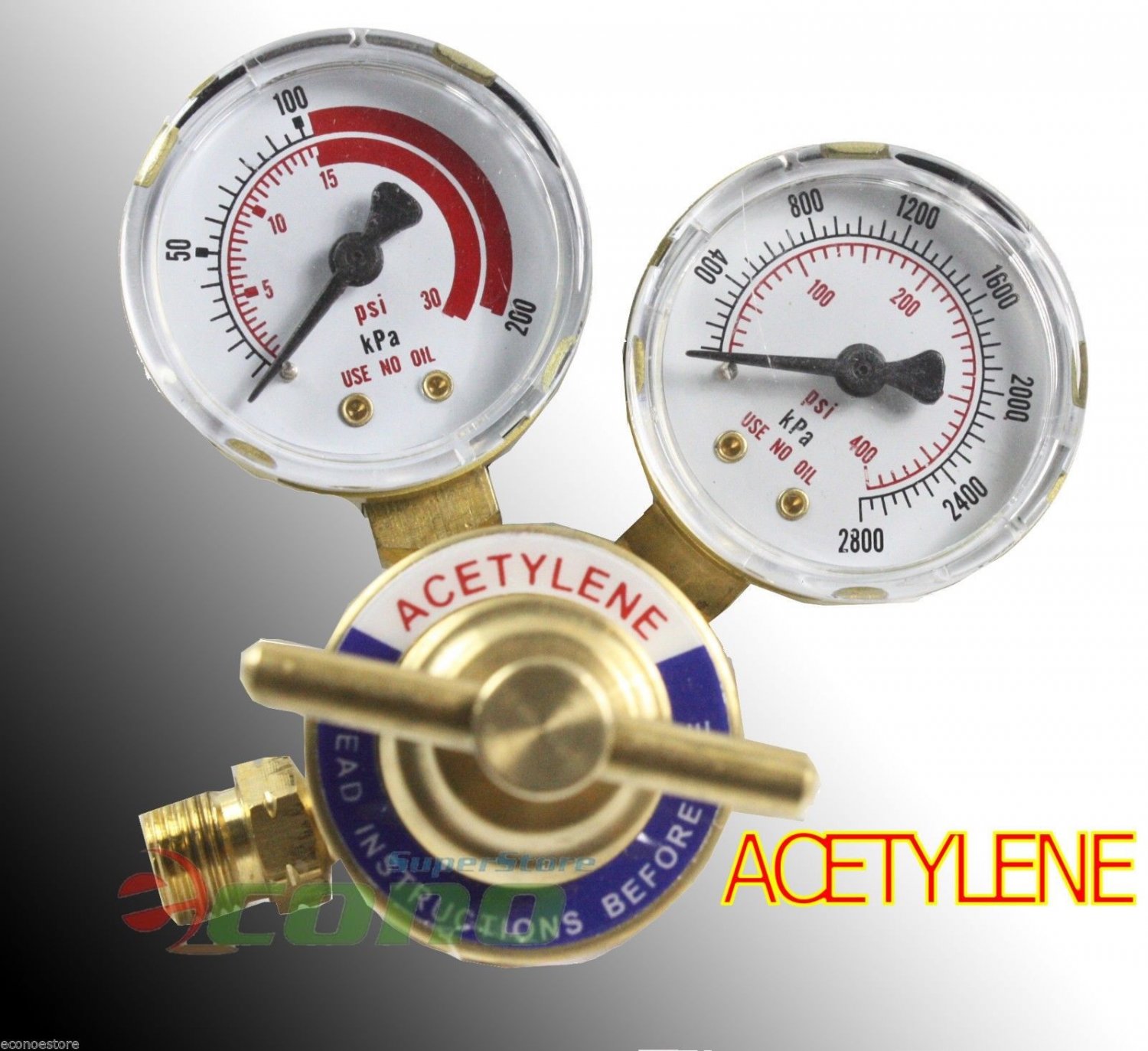 CGA 200 Welding gas welder Acetylene Regulator for victor  torch cutting kits