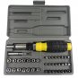41 PC RATCHET SCREWDRIVER SET WITH BITS AND SOCKETS