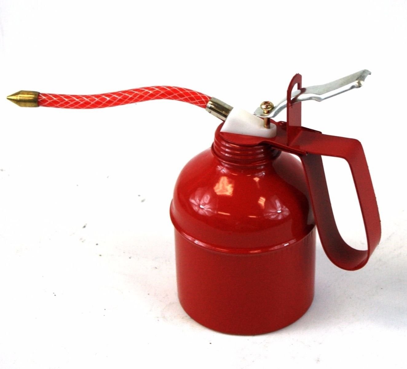 Lot Two 500CC 500ml Squirt Oil Can Flexible Spout Nozzle Pump Action