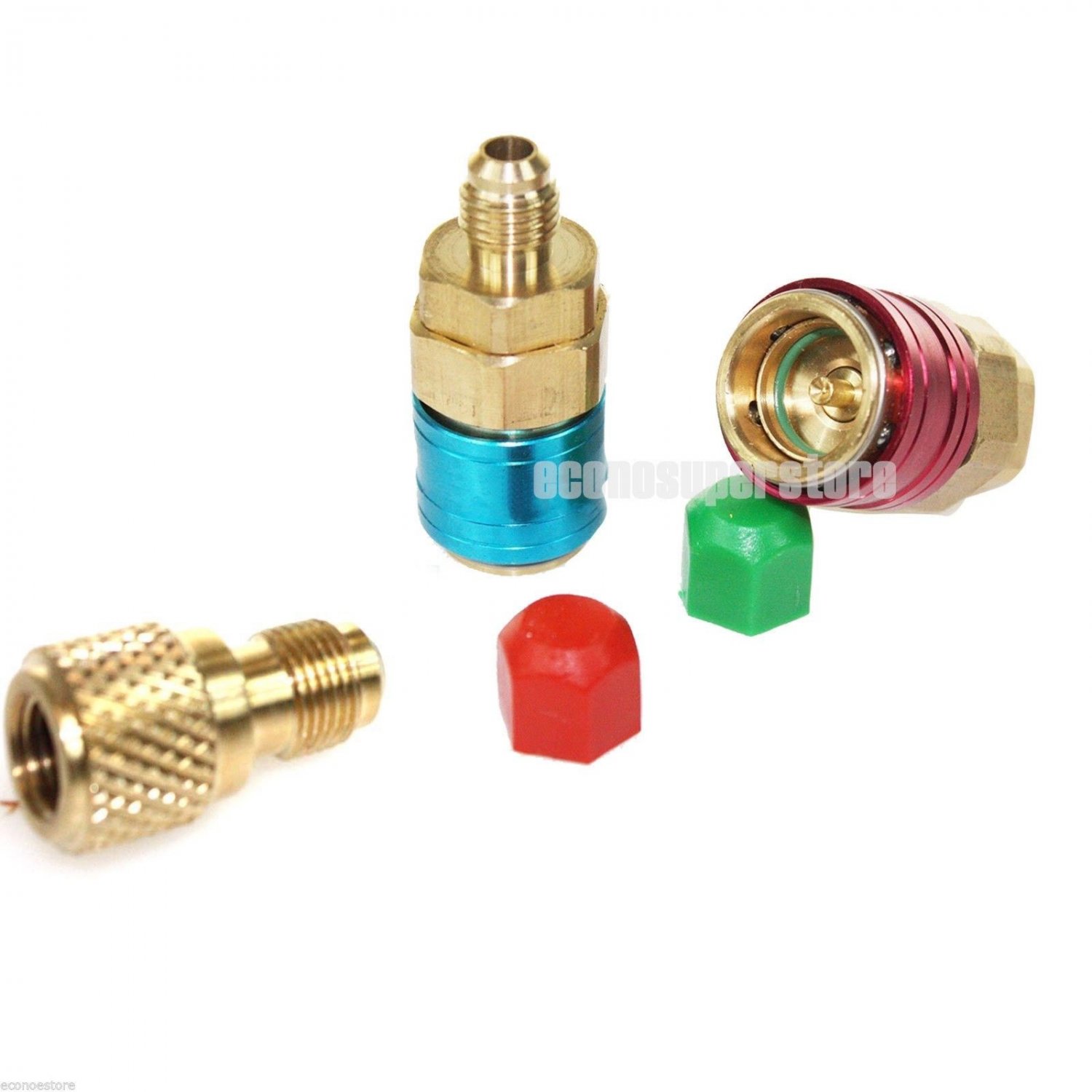 R134a Auto Quick Coupler Bass Adapters W/1/4" Male to 1/2" ACME Female Adapter