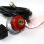 LPG Propane Regulator & 4.5Ft High Pressure Hose w/ Safety Guard bbq gas burner