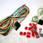 25ft 4 Way Trailer Wiring Connection Kit Flat Wire Extension Harness 4 Car Boat