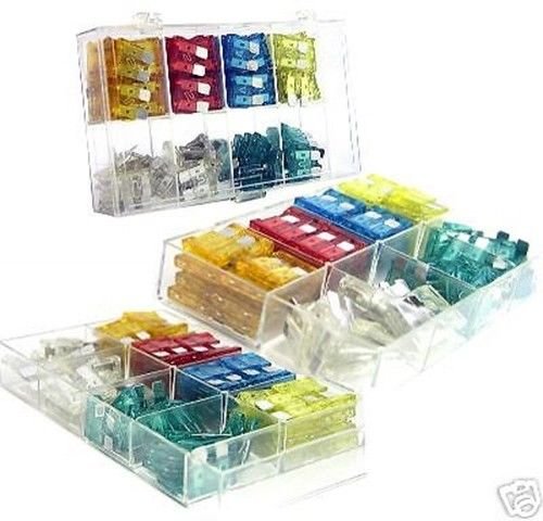 120 pc Assorted Car Fuse Auto Trucks SUV's Replacement fuses regular size blade