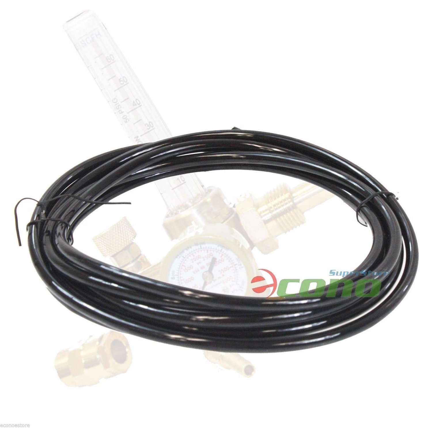 Aprox 12 Feet Hose 12' For Argon CO2 CGA580 Flow Meter Weld Gas Regulator Gauge