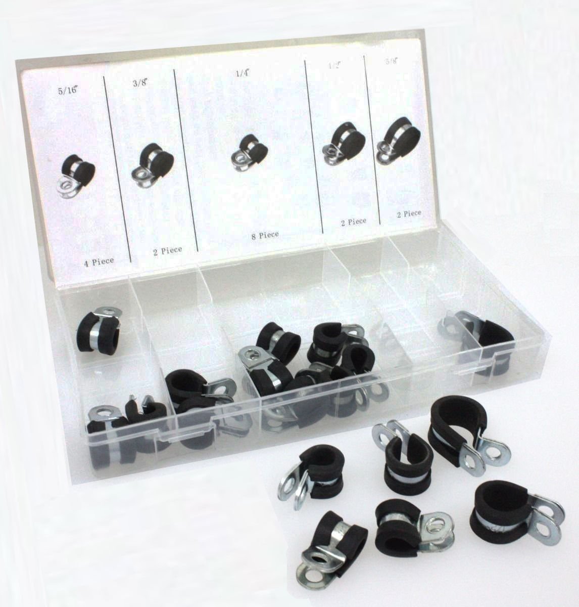 170pcs Screw & U Type Fender Panel Retaining Clips Assortment Kit Fastener  SAE