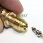 ACME AC R134a Brass Adapter Fitting 1/4" Male to 1/2" Female w/ valve core