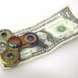 Color Rainbow Aluminum Metal Tri Hand Finger Spinner Fidget EDC Desk Toy Gyro