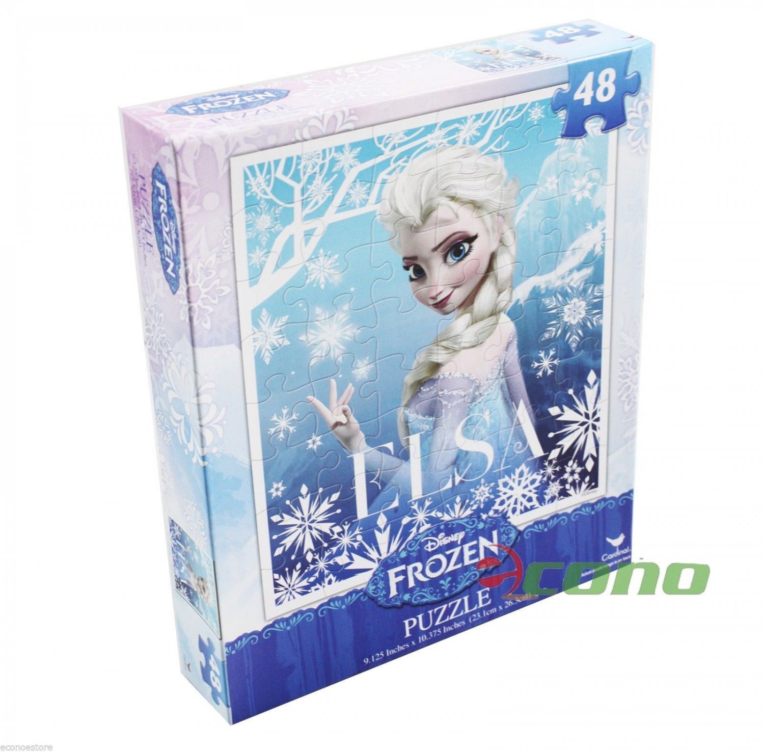 48PC 2014 Disney Frozen Series Puzzle Elsa 23.1CMx 26.3CM (9.125 x10.375inch)