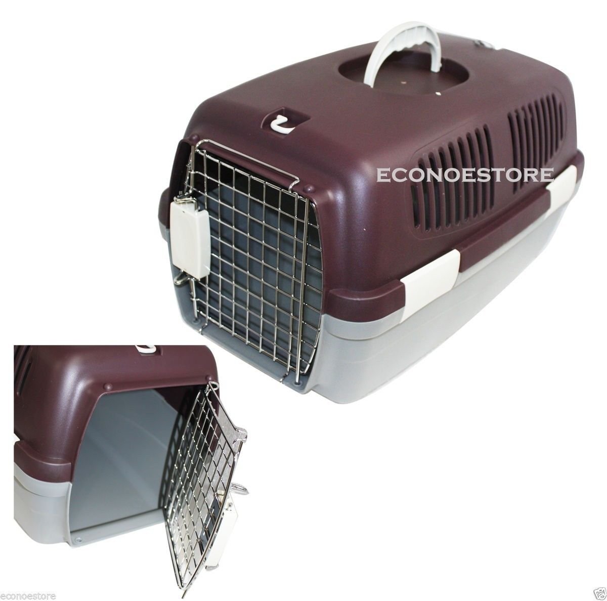 Take Alone Kennel Cab Fashion Pet Escort Carrier Small Traveling Crates Petmate