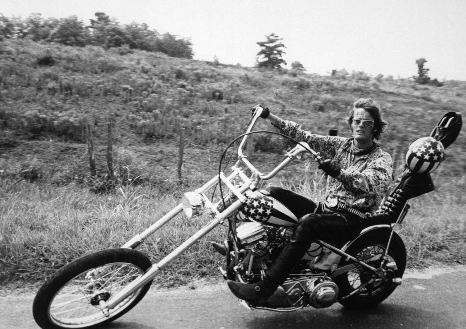 Art Print POSTER/Canvas Peter Fonda in Easy Rider 8.3x11.7 inches