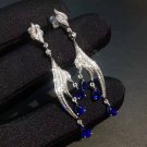 1.7ct Sapphire Earrings in 18K Gold