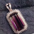 12.7ct Tourmaline Pendant in 18K Gold