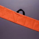 Splint Carrying Cases.Orange Vinyl  with Webbing Handle