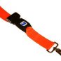 MM1310P (C) 2 Piece 5' metal push button buckle with metal swivel speed clip ends