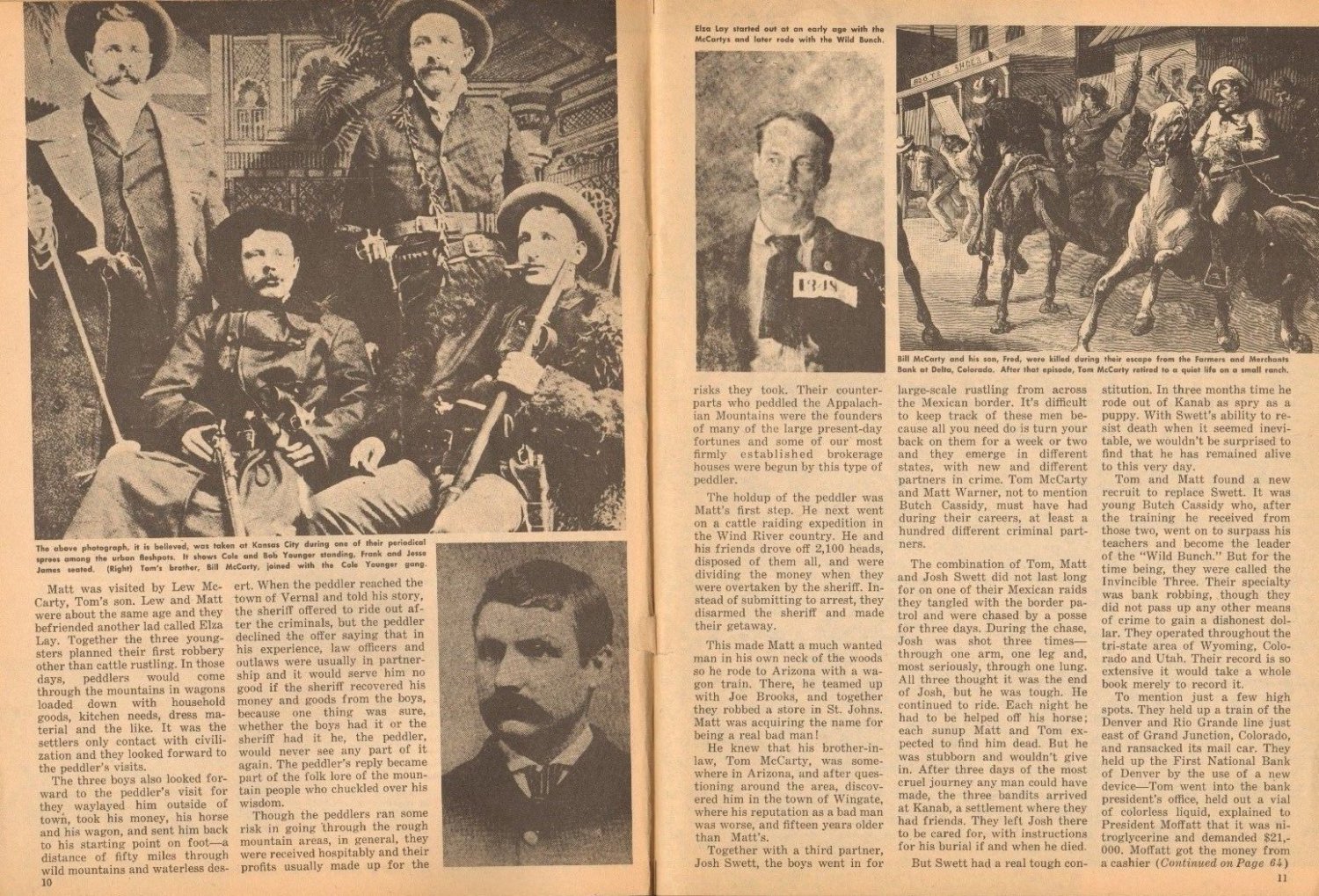 The McCarty Gang as Remembered by Tom McCarty + Cassidy,James,Lay ...