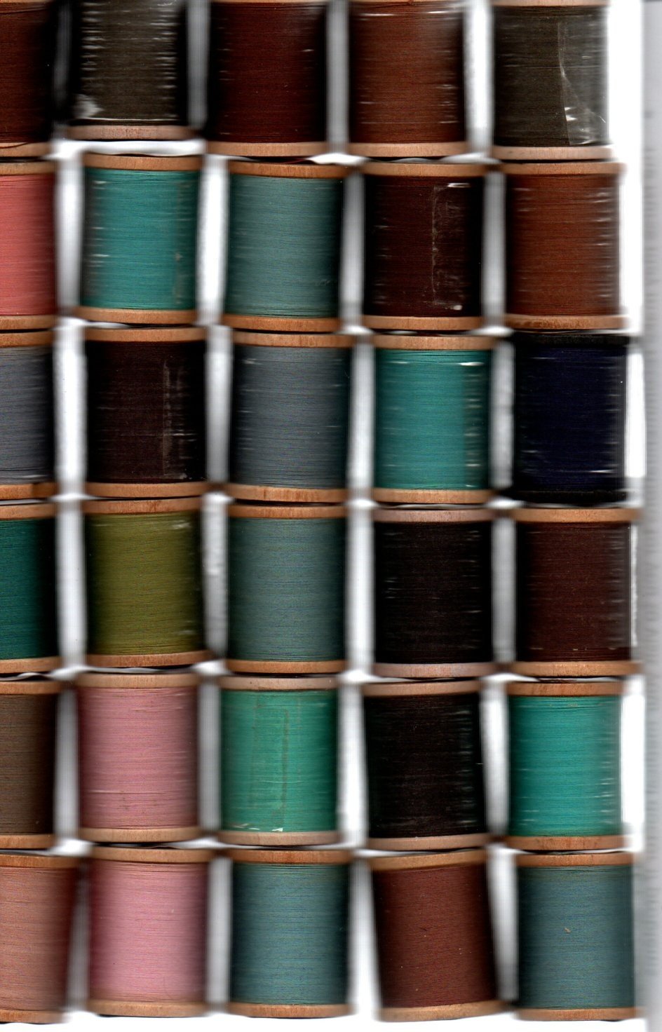 30 Spools Of Vintage Lily Sewing Thread