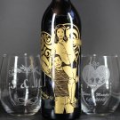 Personalized wine glass with custom engraving*HOLIDAY SPECIALS*