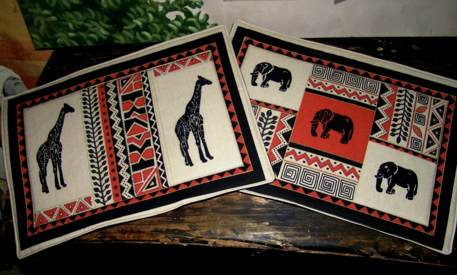 2 Safari Place Mats