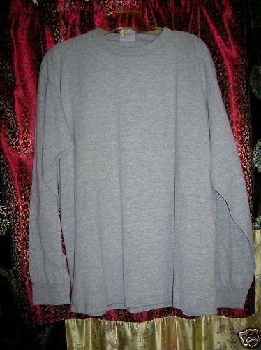 Puma Gray Long Sleeve Jersey Top Sale sz. Med.