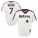 Craig Biggio #7 Houston Astros Cool Base Cooperstown Collection Men's Jersey White M L XL XXL XXXL