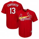Size L Matt Carpenter #13 St. Louis Cardinals Cool Base Player Men's Jersey Scarlet