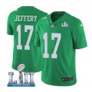 Size XXXL Alshon Jeffery #17 Philadelphia Eagles 2018 Super Bowl LII Player Men's Jersey Kelly Green