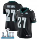 Size XL Malcolm Jenkins #27 Philadelphia Eagles 2018 Super Bowl LII Player Men's Jersey Black