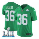 Size S Jay Ajayi #36 Philadelphia Eagles 2018 Super Bowl LII Player Men's Jersey Kelly Green