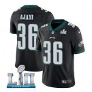 Size XL Jay Ajayi #36 Philadelphia Eagles 2018 Super Bowl LII Player Men's Jersey Black