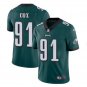 Size S Fletcher Cox #91 Philadelphia Eagles 2018 Super Bowl LII Men's Jersey Midnight Green