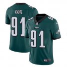 Size XXL Fletcher Cox #91 Philadelphia Eagles 2018 Super Bowl LII Men's Jersey Midnight Green