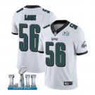Size S Chris Long #56 Philadelphia Eagles 2018 Super Bowl LII Player Men's Jersey White