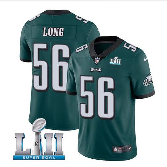 Chris Long Signed/Autographed Eagles Super Bowl LII Jersey Framed JSA 158238