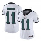 Size XXL Carson Wentz #11 Philadelphia Eagles 2018 Super Bowl LII Player Women's Jersey White