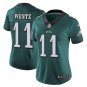 Size L Carson Wentz #11 Philadelphia Eagles 2018 Super Bowl LII Player Women's Jersey Midnight Green