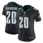 Size L Brian Dawkins #20 Philadelphia Eagles 2018 Super Bowl LII Player Women's Jersey Black