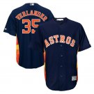Size XXL Justin Verlander #35 Houston Astros Cool Base Player Men's Jersey Navy