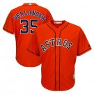 Size XL Justin Verlander #35 Houston Astros Cool Base Player Men's Jersey Orange