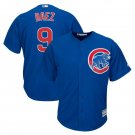 Size XXL Javier Baez #9 Chicago Cubs Cool Base Player Men's Jersey Royal