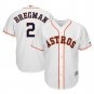 Size XXL Alex Bregman #2 Houston Astros Cool Base Player Men's Jersey White