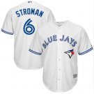 Size XL Marcus Stroman #6 Toronto Blue Jays Cool Base Player Men's Jersey White