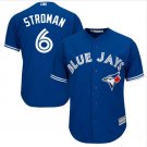 Size XXXL Marcus Stroman #6 Toronto Blue Jays Cool Base Player Men's Jersey Royal